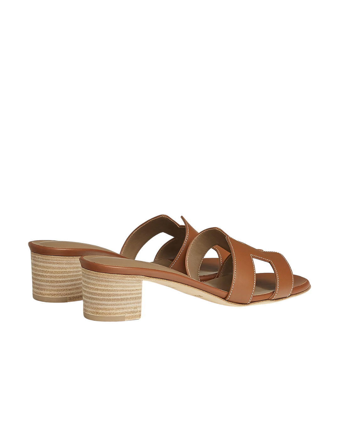 Oasis Leather Slippers – Tan