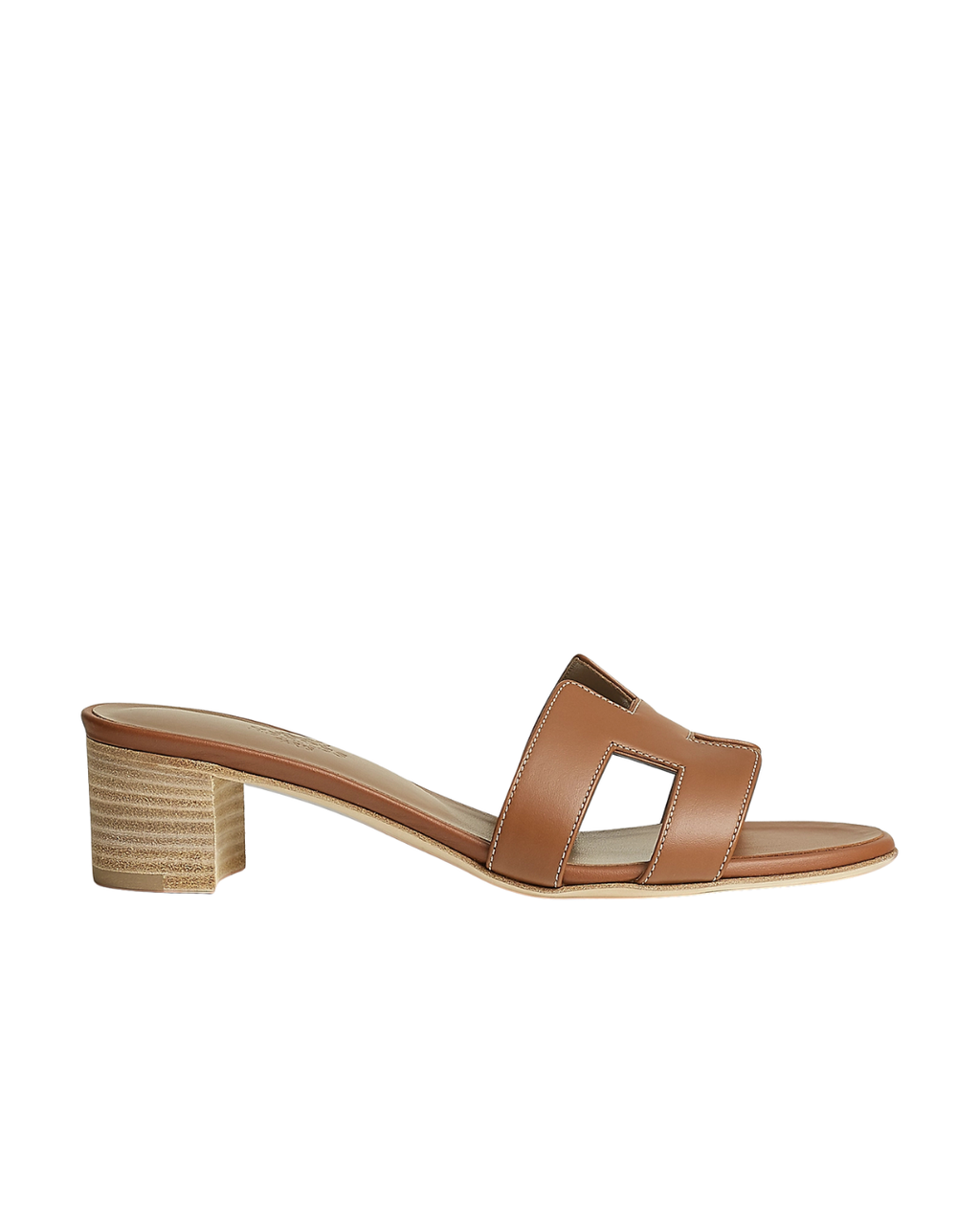Oasis Leather Slippers – Tan