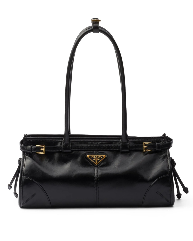 Bonnie Medium Leather Bag – Black