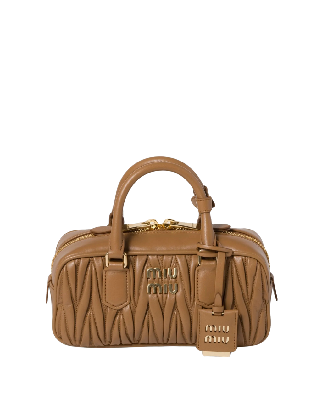 Arcadie Quilted Leather Tote Bag – Tan