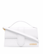 Le Grand Bambino Leather Tote Bag – White