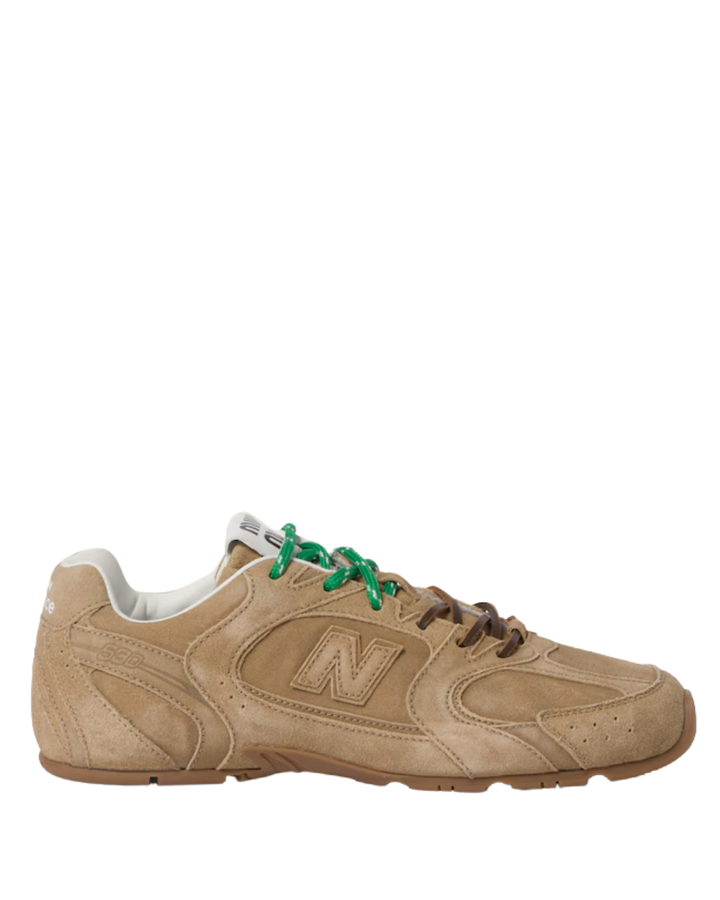 Suede and Mesh Sneakers
