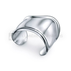 43 mm Genişliğinde Küçük Bone Cuff Gümüş Kelepçe – 925 Ayar Gümüş