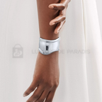 43 mm Genişliğinde Küçük Bone Cuff Gümüş Kelepçe – 925 Ayar Gümüş