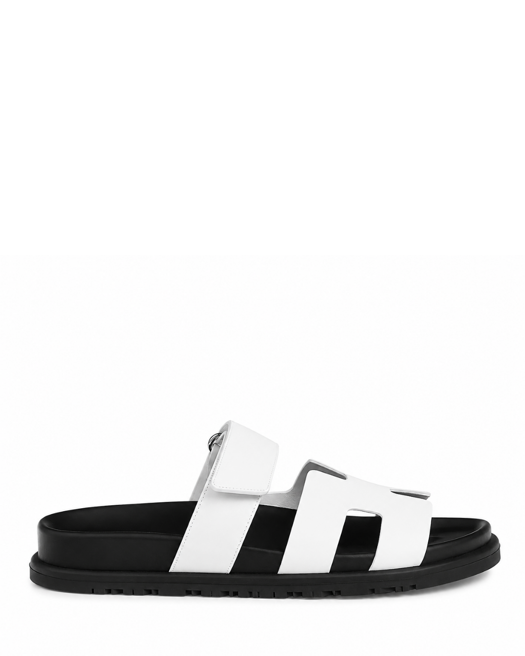 Chypre Leather Slippers – White