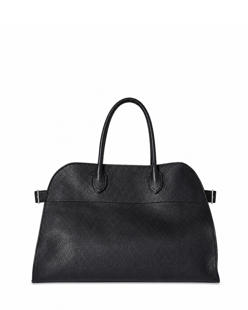 Soft Margaux 15 Leather Bag – Black