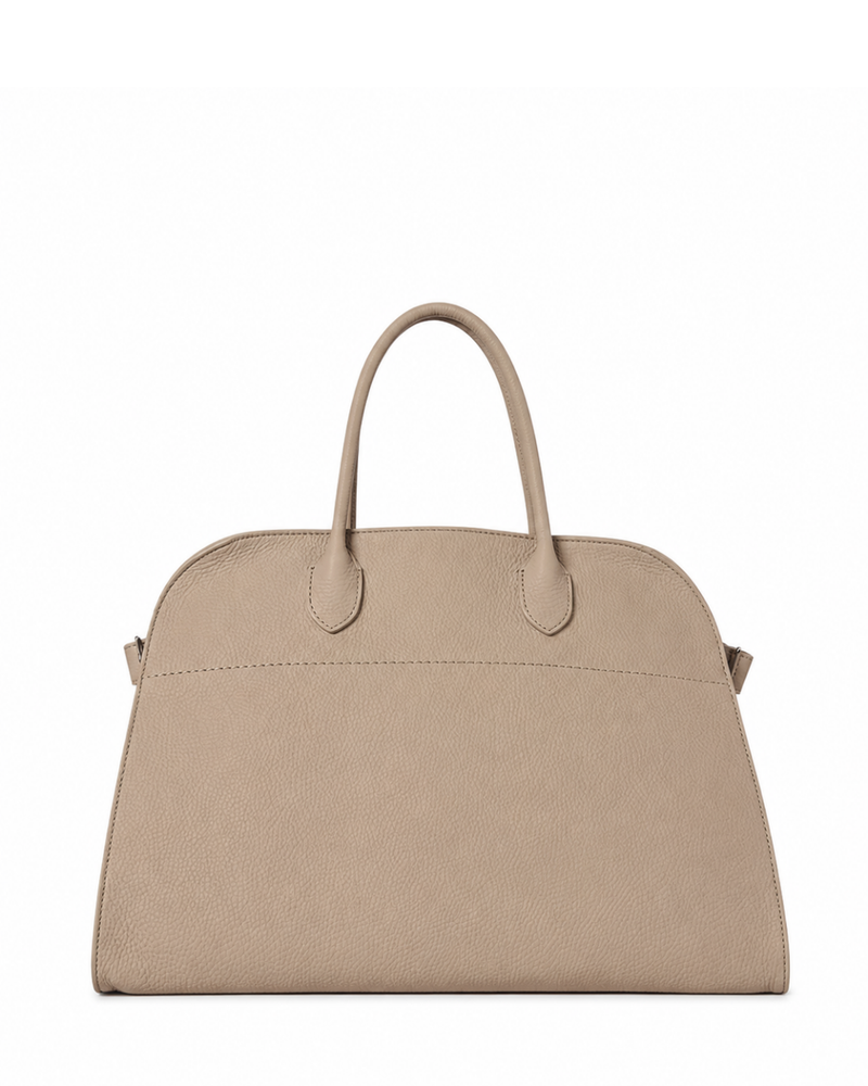 Soft Margaux 15 Leather Bag – Cream