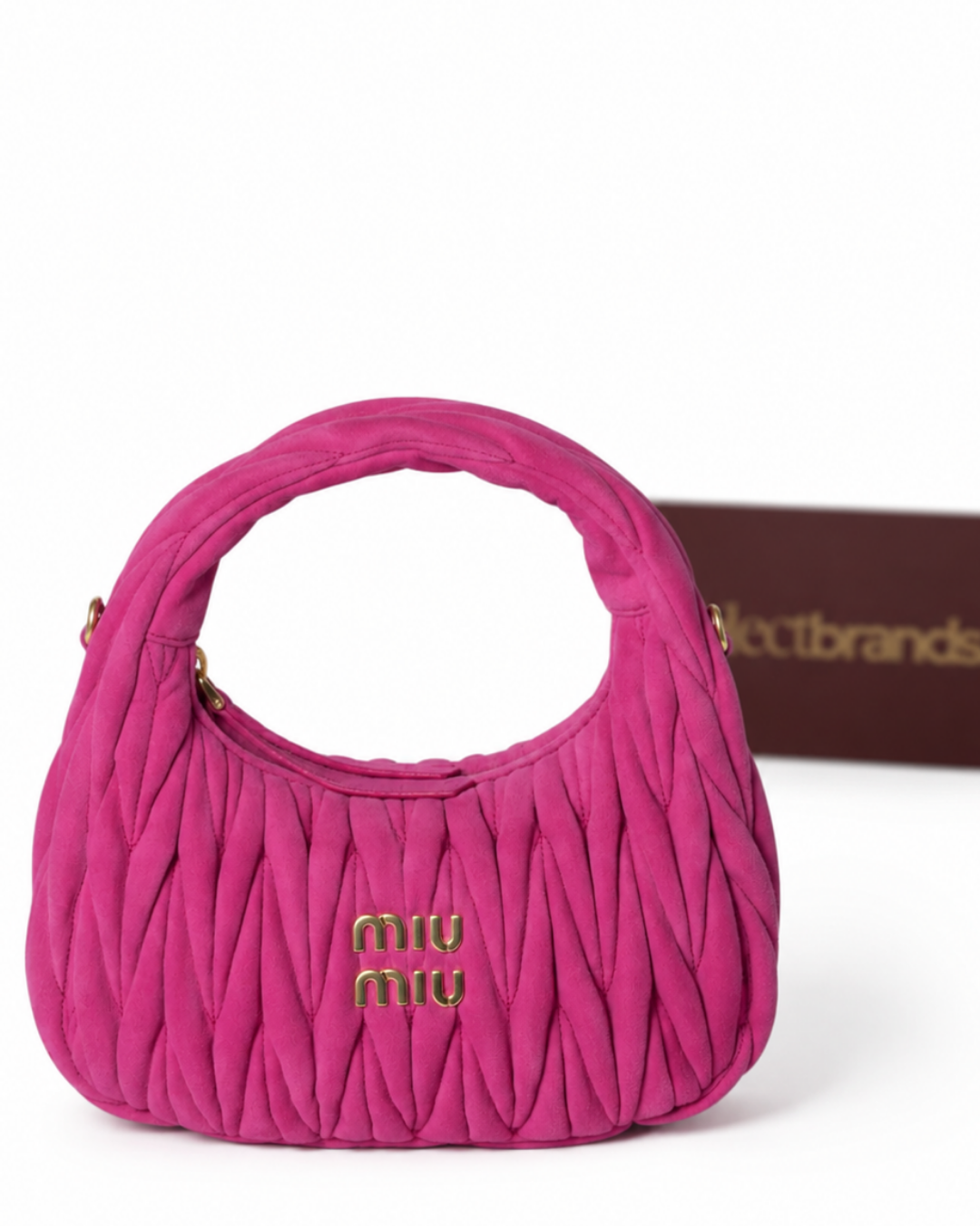 Wander Quilted Leather Tote Bag – Neon Pink