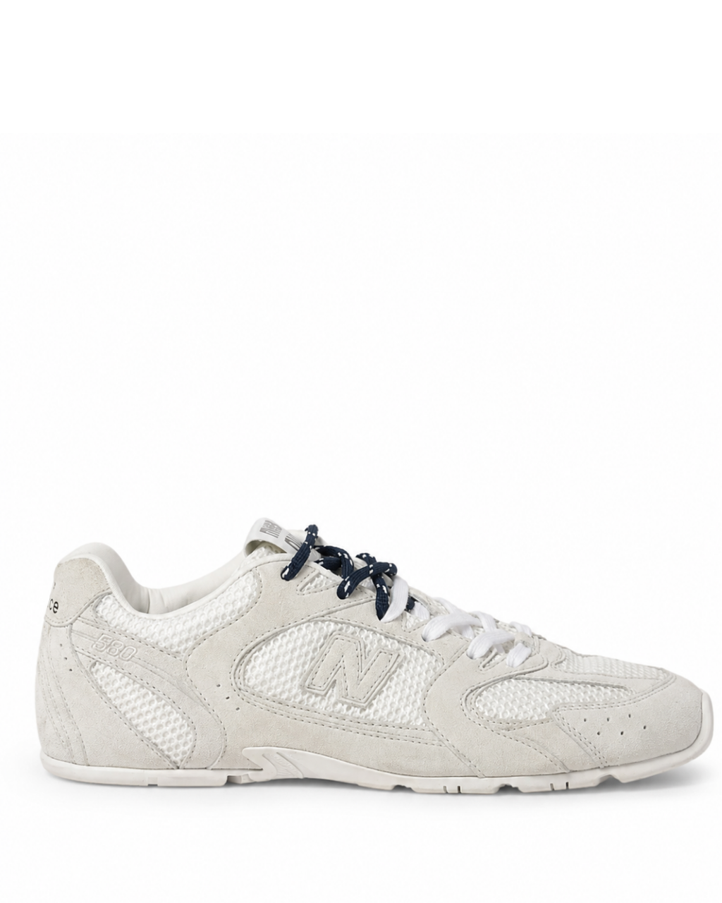 Suede and Mesh Sneakers