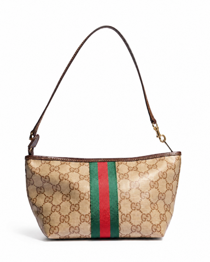 Beige GG Supreme Fabric Handbag