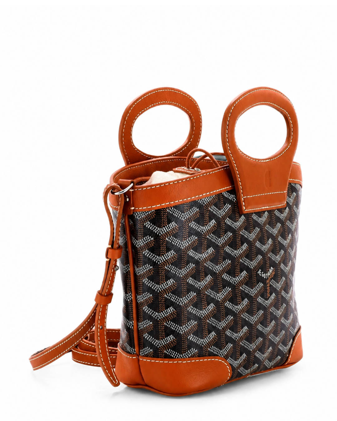 Beluga Mini Black and Tan Tote Bag