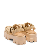 55mm Monolith Crochet Cage Sandals