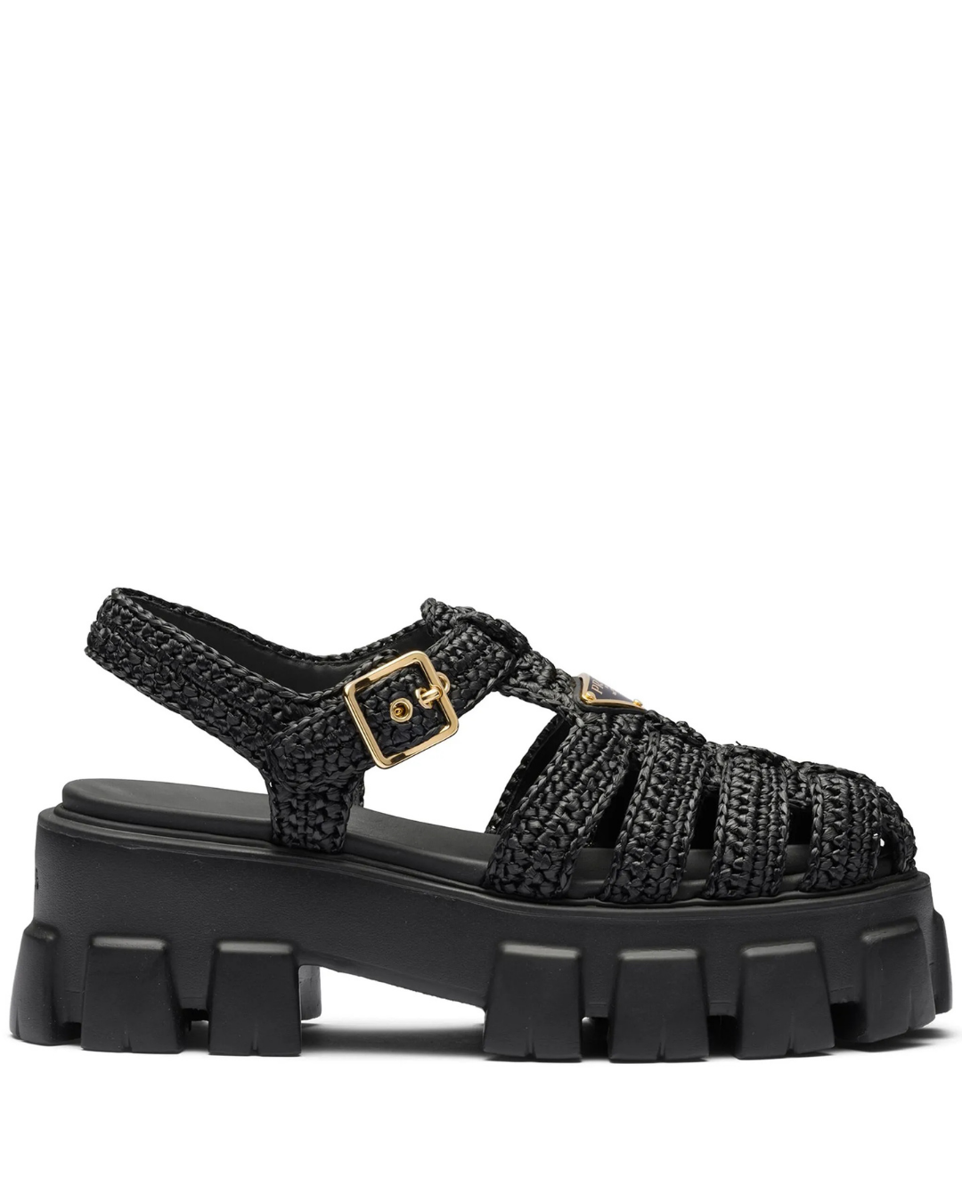55mm Monolith Crochet Cage Sandals