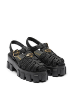 55mm Monolith Crochet Cage Sandals