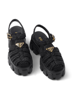 55mm Monolith Crochet Cage Sandals