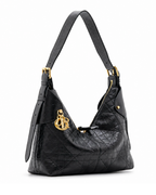 Crinkled Calfskin Macrocannage Large Voyage Bag