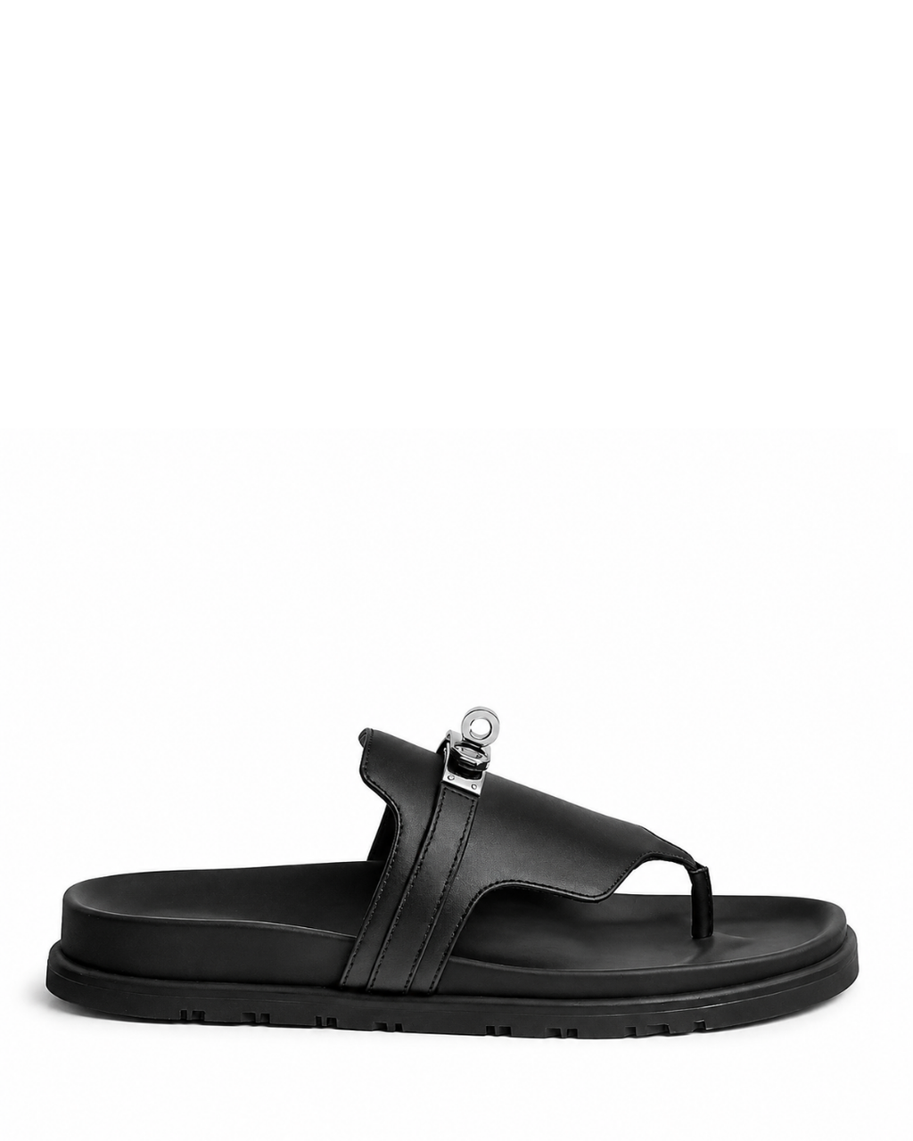 Empire Leather Slippers – Black