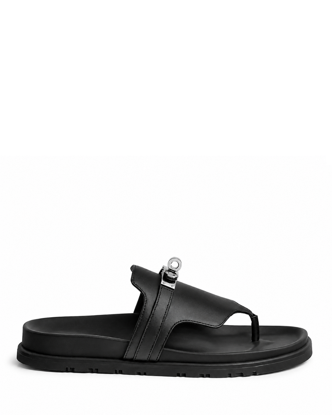 Empire Leather Slippers – Black