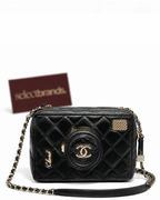 CC 2024 Black Quilted Lambskin Coco Click