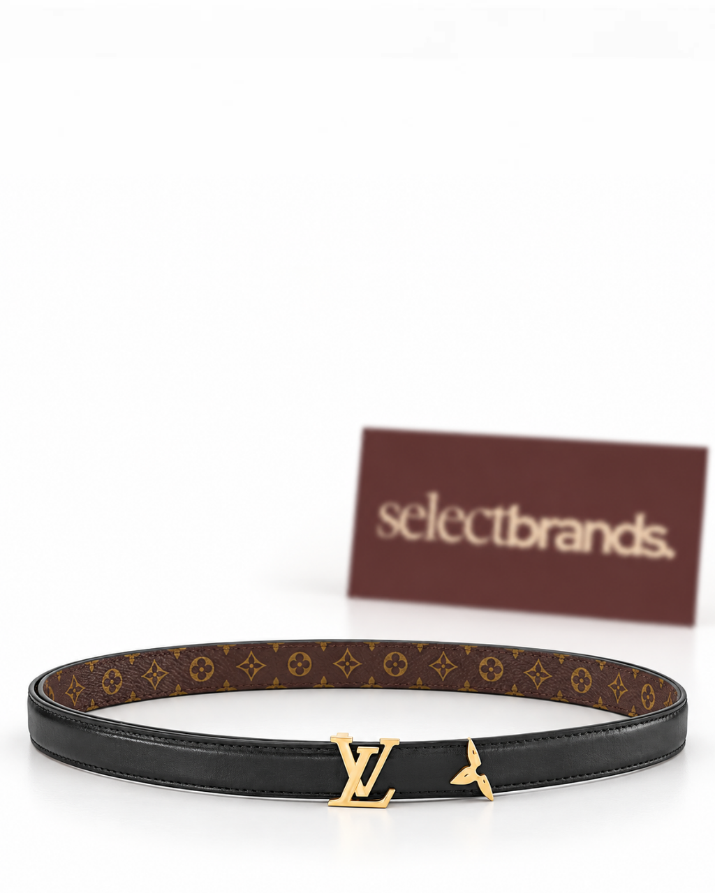 Pretty LV 20mm Reversible Leather Belt