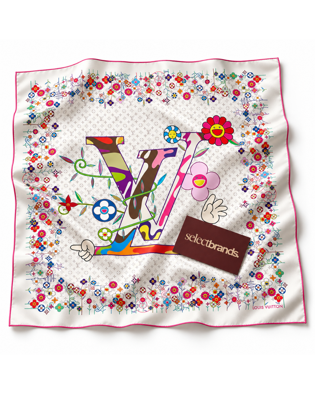 LV x TM Monogram Superflat Shawl