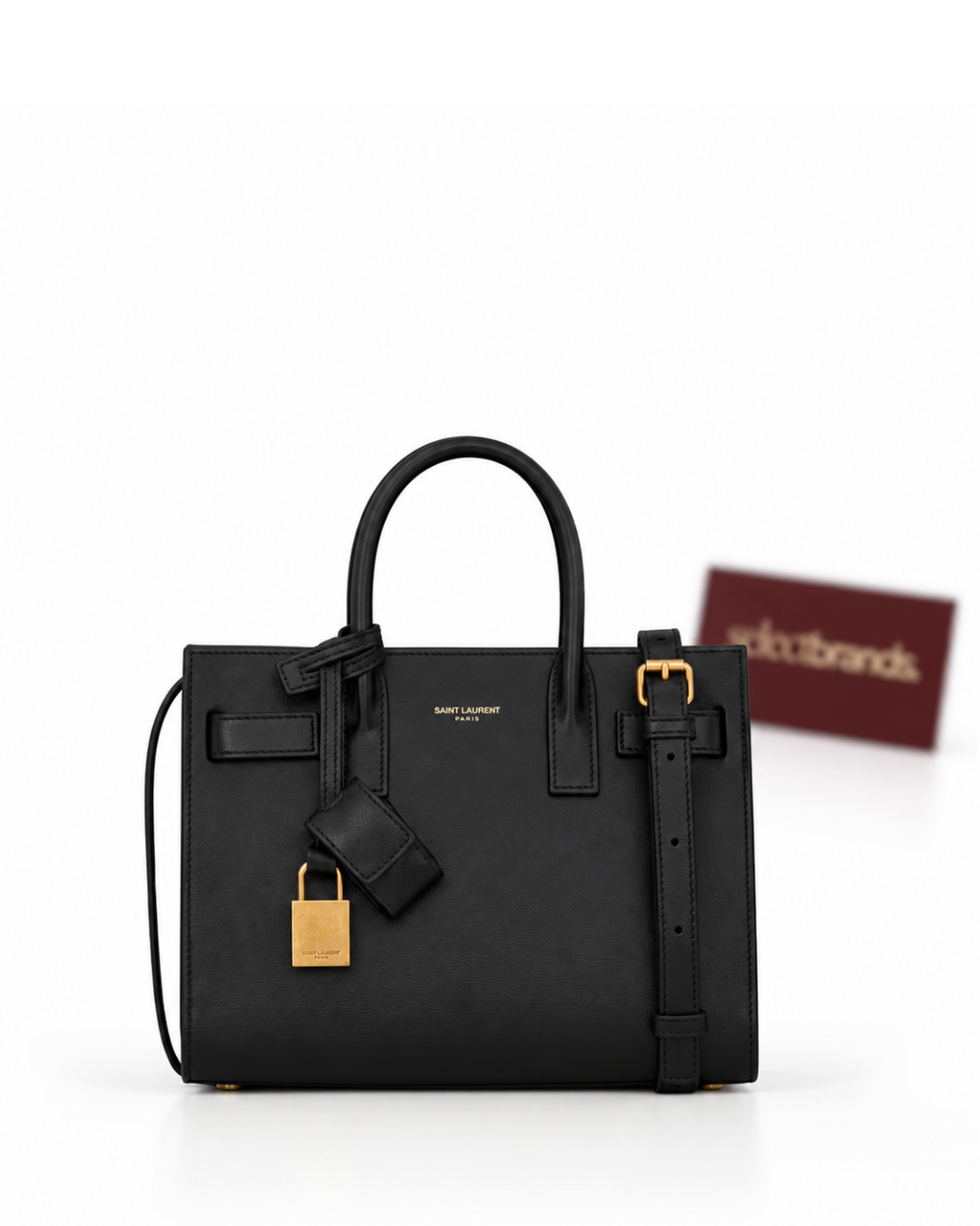 Sac de Jour Smooth Leather Nano Bag  – Black