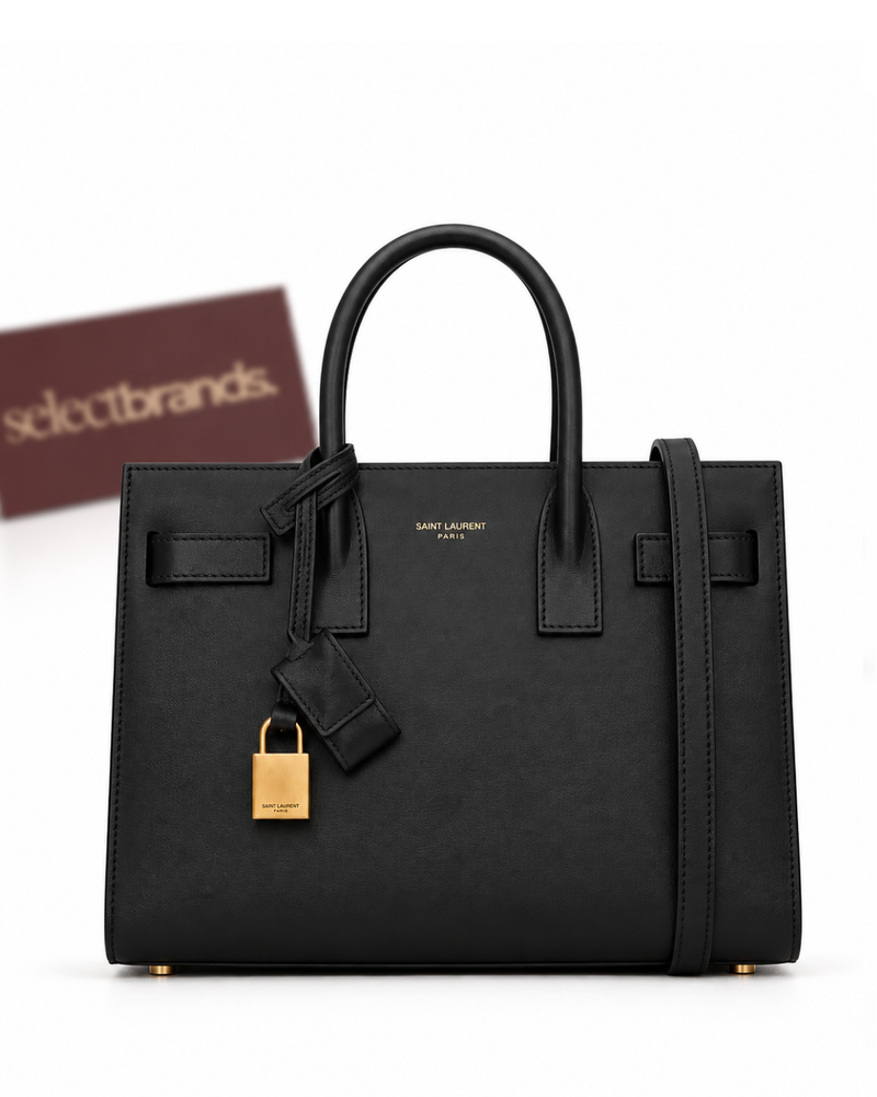 Sac de Jour Smooth Leather Small Bag  – Black