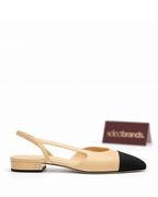 CC 20mm Two-Tone Slingbacks