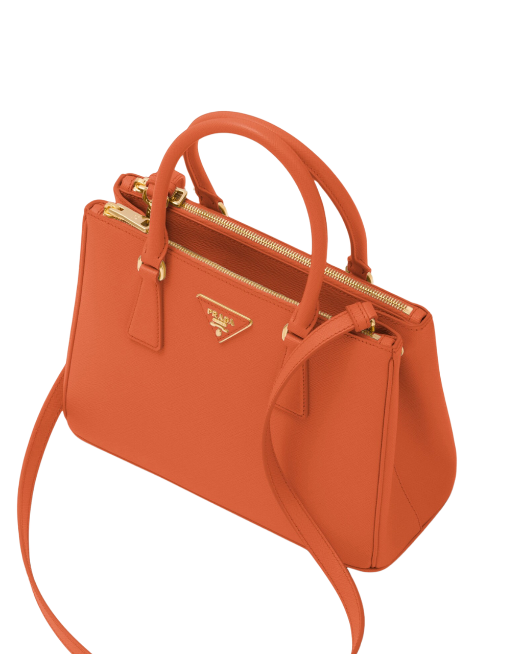 Galleria Medium Saffiano Leather Bag – Orange