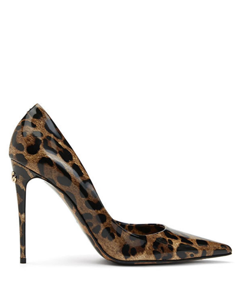 Vitello Lucido Pumps – Leopard