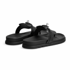 Empire Leather Slippers – Black