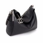 CC 2021 Quilted Flap Hobo Bag