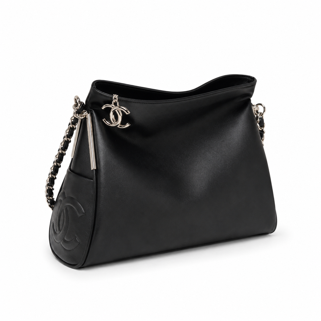 CC 2021 Quilted Flap Hobo Bag