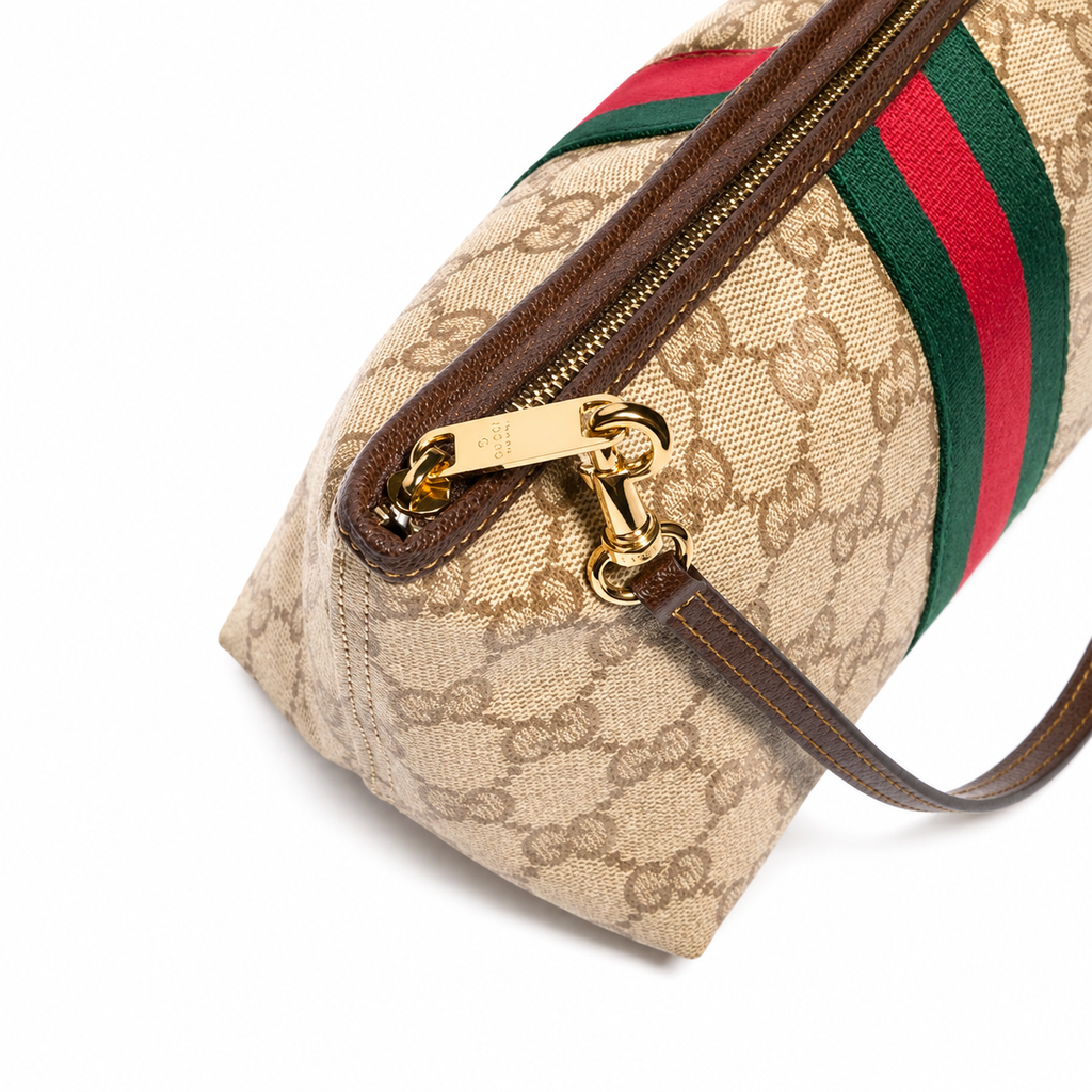 Beige GG Supreme Fabric Handbag