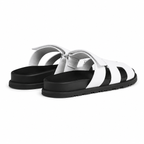 Chypre Leather Slippers – White