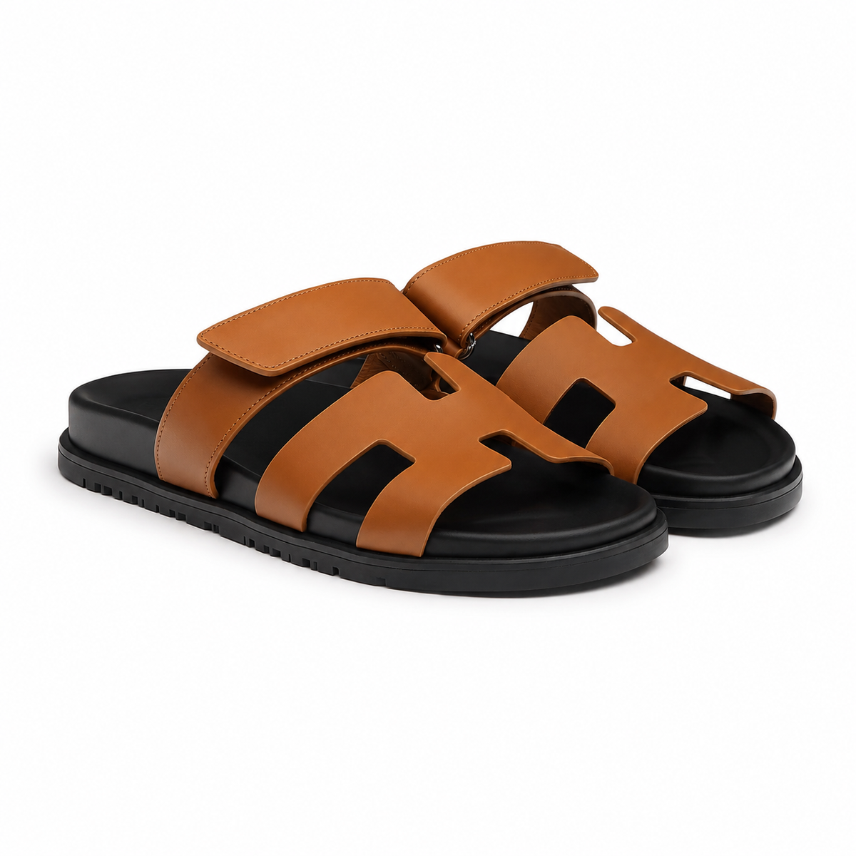 Chypre Leather Slippers – Tan