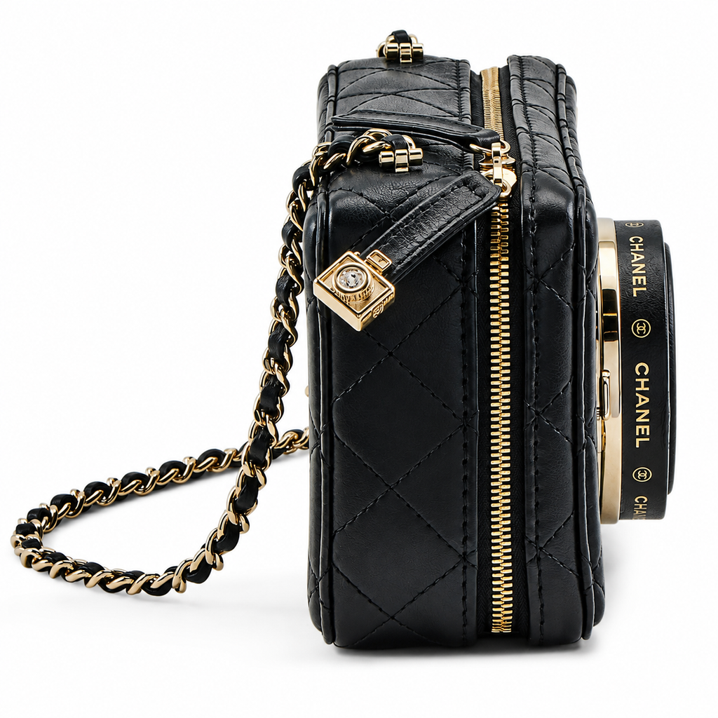 CC 2024 Black Quilted Lambskin Coco Click