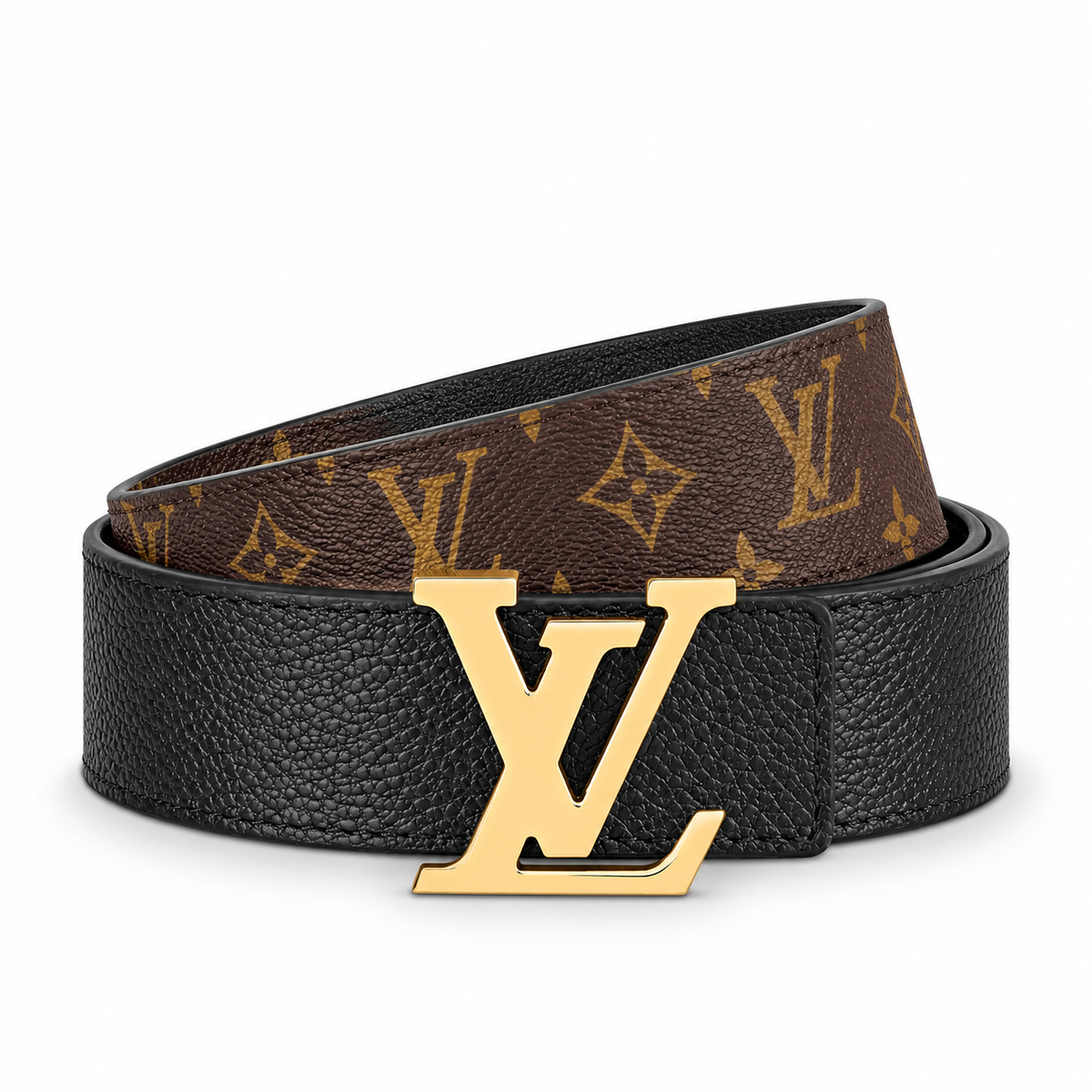 Initials 30mm Reversible Leather Belt