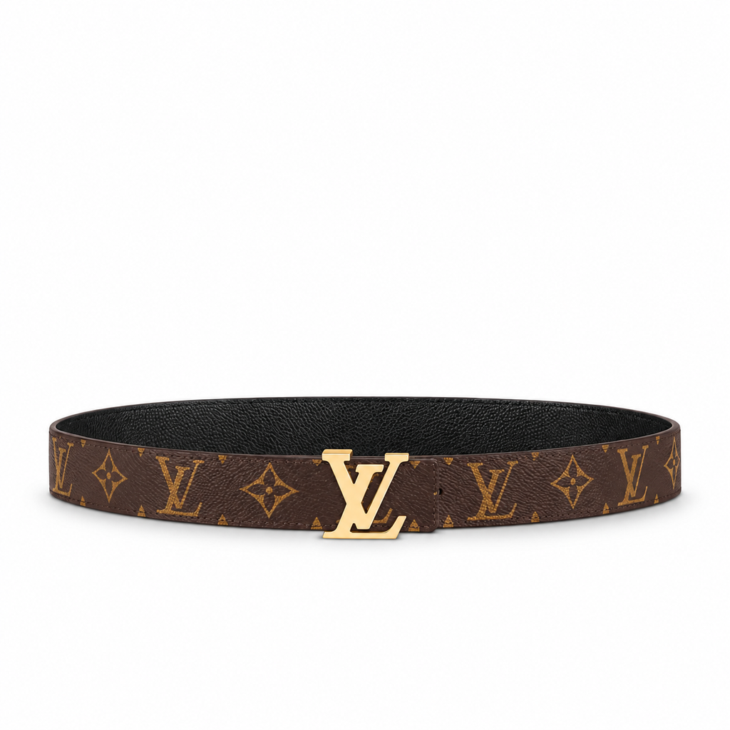 Initials 30mm Reversible Leather Belt