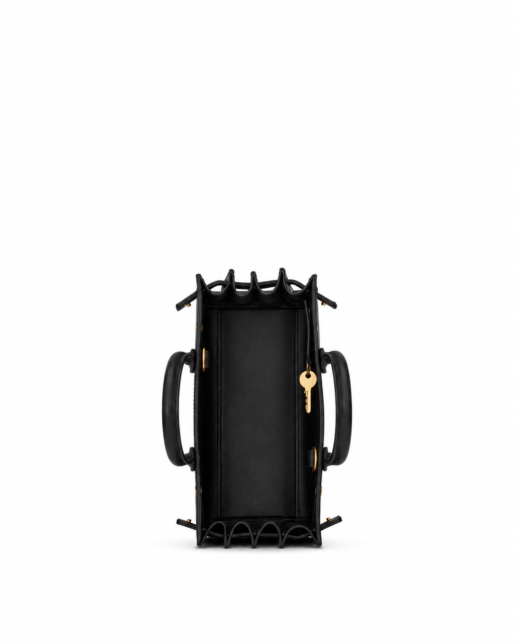 Sac de Jour Smooth Leather Nano Bag  – Black