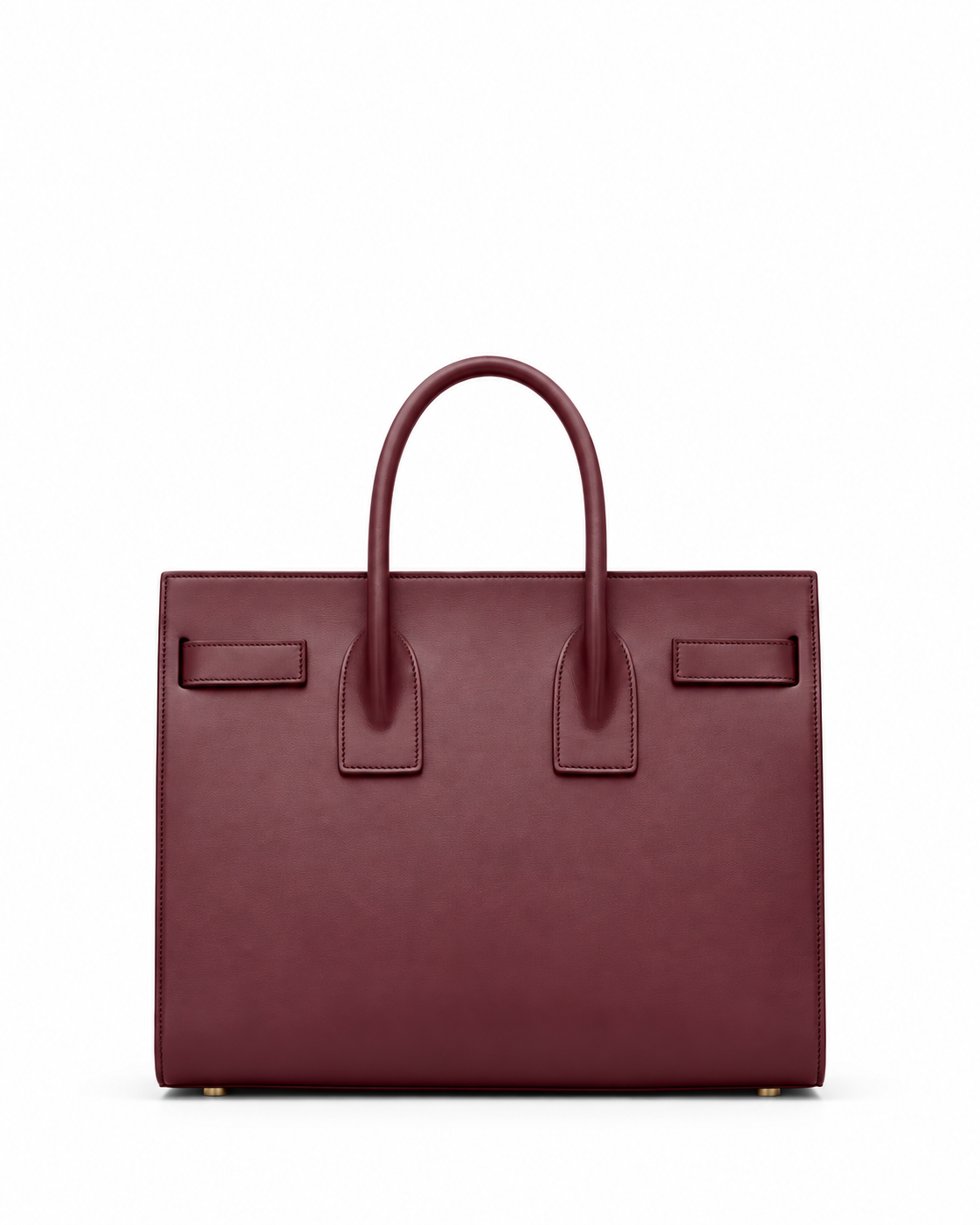 Sac de Jour Smooth Leather Small Bag  – Rouge Cabernet