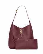 Le 5 à 7 Grained Leather Large Bucket Bag