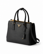 Galleria Medium Saffiano Leather Bag – Black