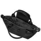 Le Pliage Xtra XS Leather Top Handle Bag – Black