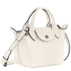 Le Pliage Xtra XS Leather Top Handle Bag – Ecru
