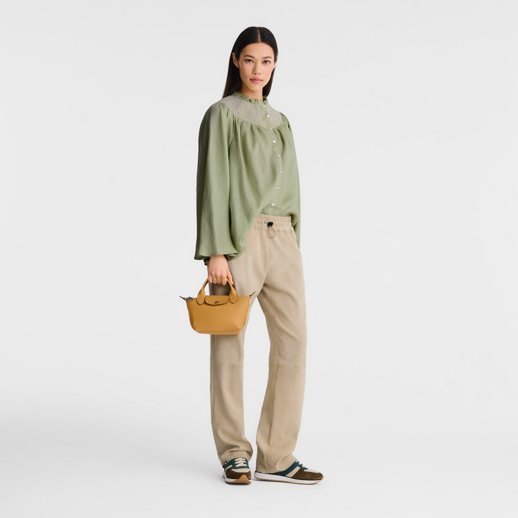 Le Pliage Xtra XS Leather Top Handle Bag – Honey