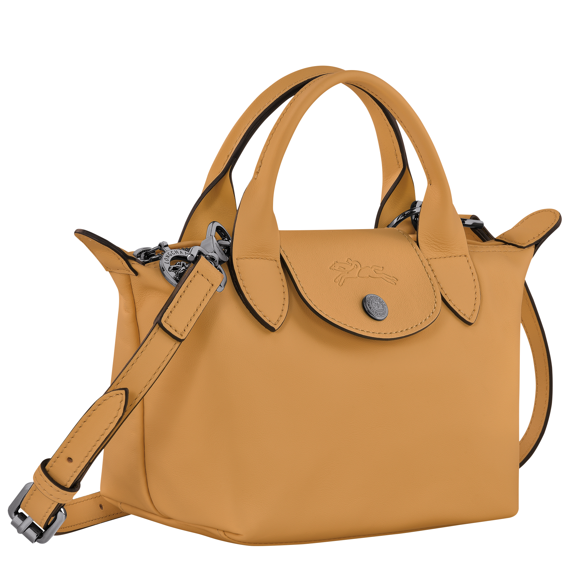 Le Pliage Xtra XS Leather Top Handle Bag – Honey