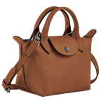 Le Pliage Xtra XS Leather Top Handle Bag – Cognac