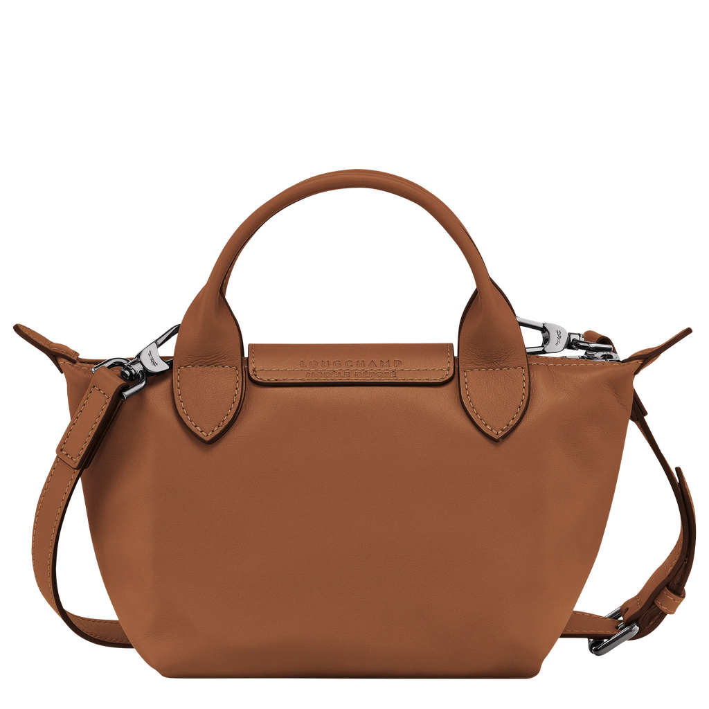 Le Pliage Xtra XS Leather Top Handle Bag – Cognac