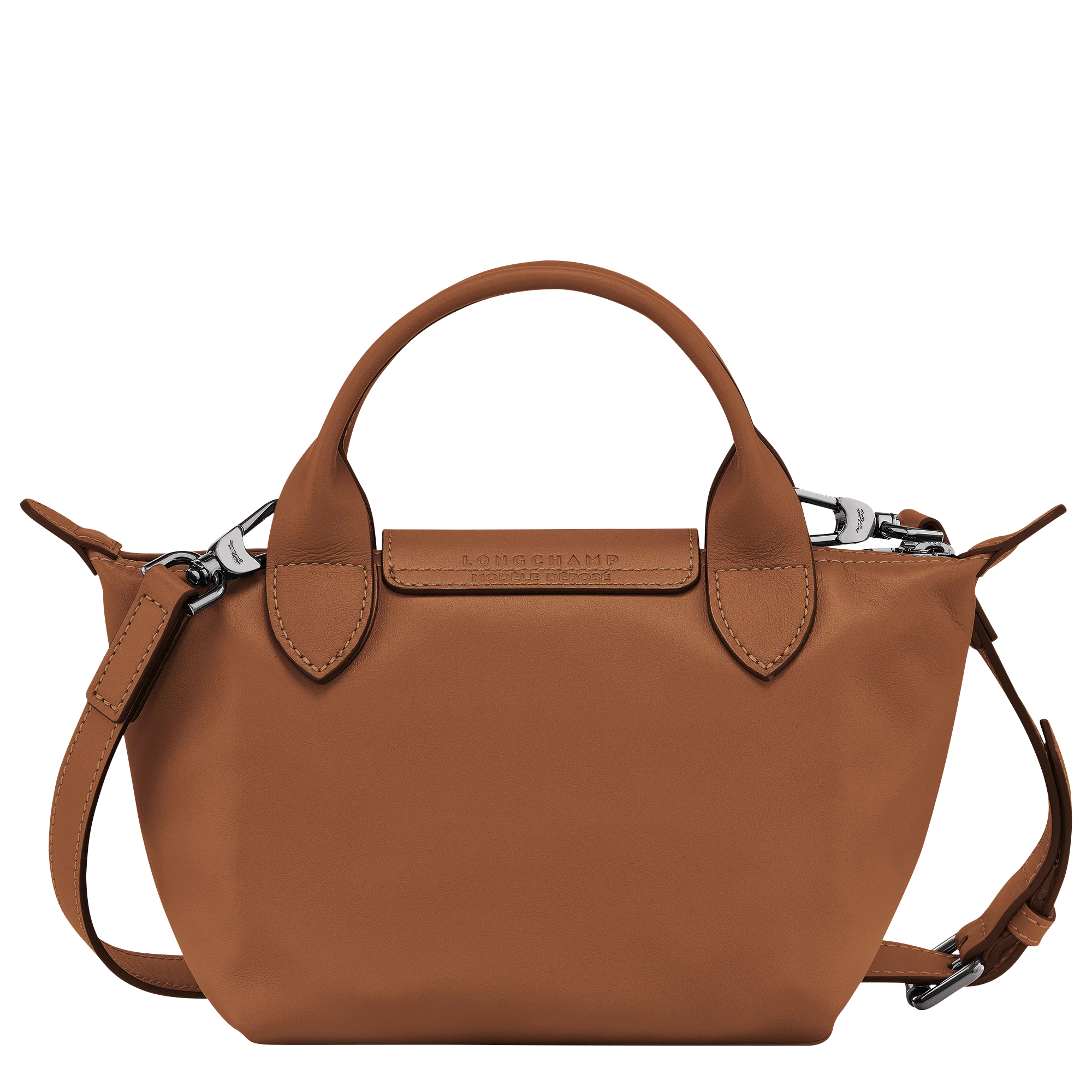Le Pliage Xtra XS Leather Top Handle Bag – Cognac